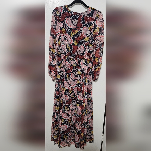 Boden Pink Metallic Detail Maxi Dress 6P - Picture 9 of 11